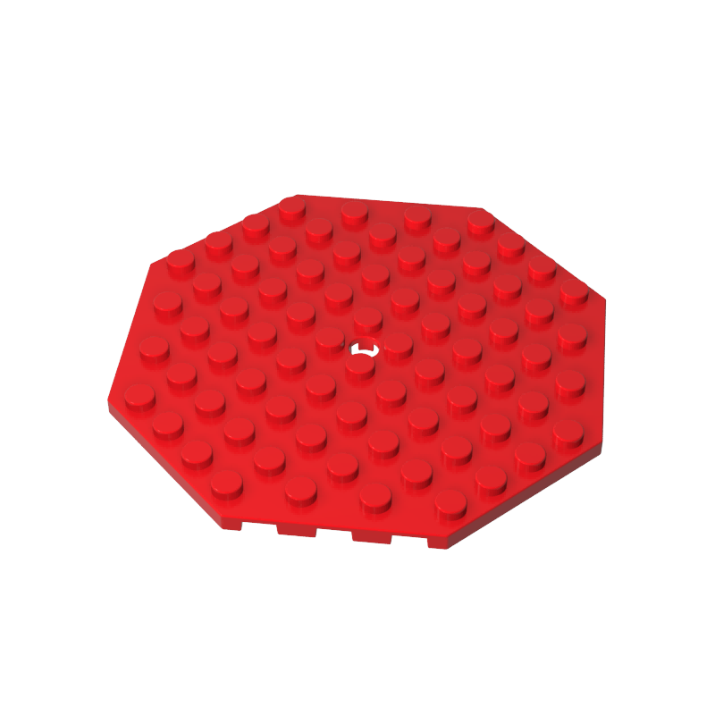 GDS-840 - Plate Special 10 x 10 Octagonal with Hole