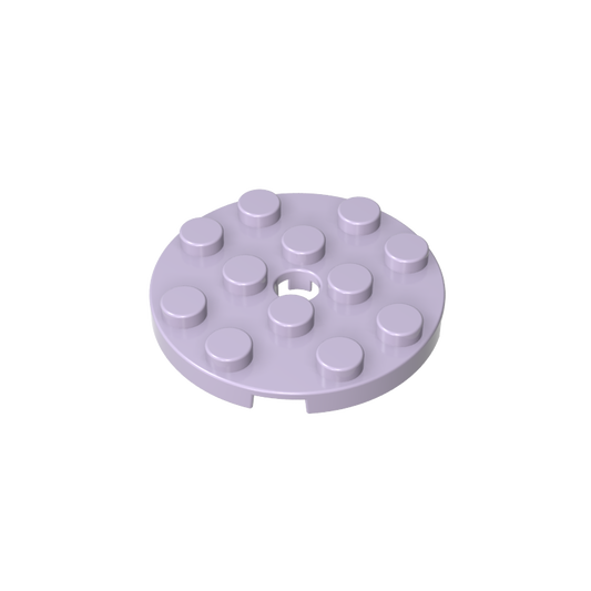 GDS-841 - Plate Round 4 x 4 with Pin Hole
