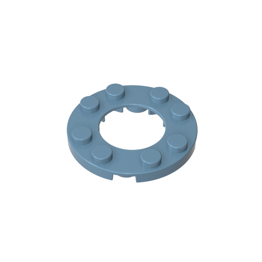 GDS-842 - Plate Round 4 x 4 with 2 x 2 Hole