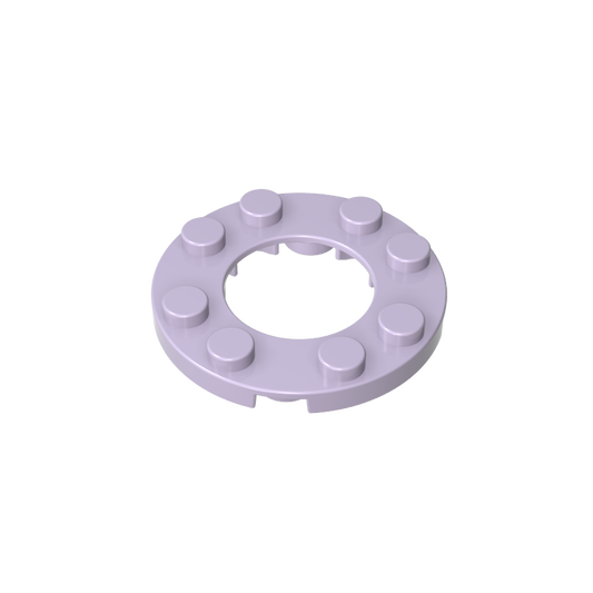 GDS-842 - Plate Round 4 x 4 with 2 x 2 Hole
