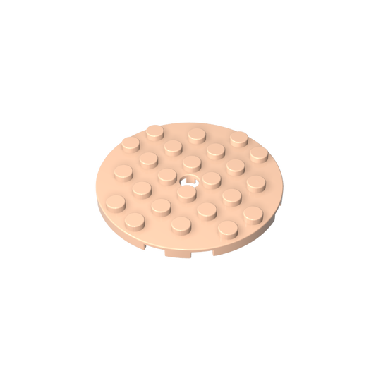 GDS-843 - Plate Round 6 x 6 with Hole
