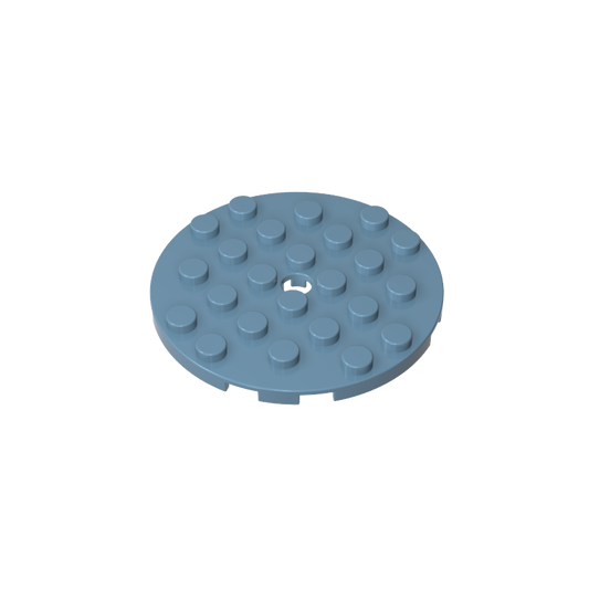 GDS-843 - Plate Round 6 x 6 with Hole