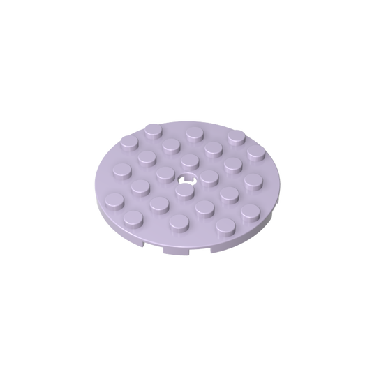 GDS-843 - Plate Round 6 x 6 with Hole