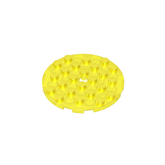 GDS-843 - Plate Round 6 x 6 with Hole
