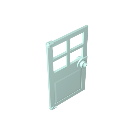 GDS-876 - Door 1 x 4 x 6 with 4 Panes and Stud Handle