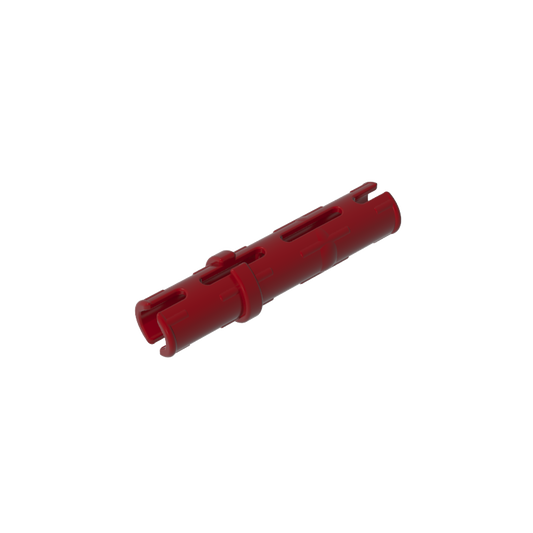 GDS-888 - Technic Pin Long with Friction Ridges Lengthwise, 2 Center Slots