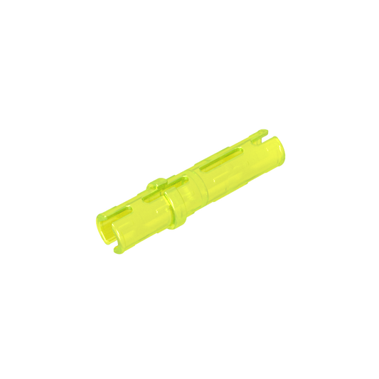 GDS-888 - Technic Pin Long with Friction Ridges Lengthwise, 2 Center Slots
