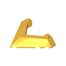 GDS-90017 - Wedge Sloped 45Degrees 6 x 8 with Pointed Cutout