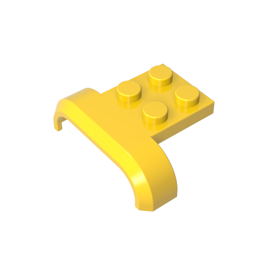 GDS-90025 - Wheel Arch, Mudguard 3 x 4 with 2 x 2 Plate