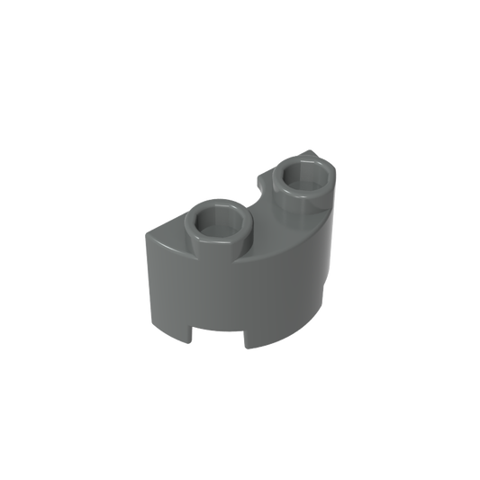 GDS-90040 - Brick Round, Half 1 x 2