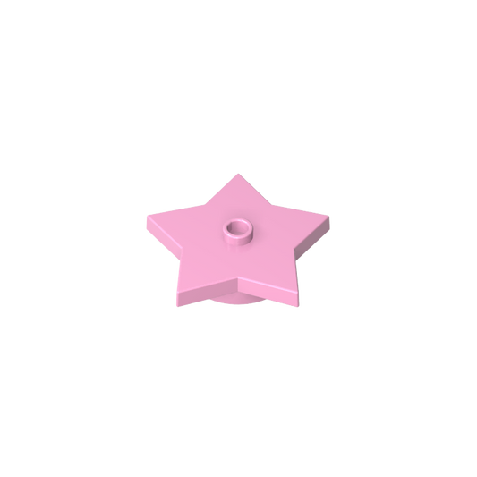 GDS-90072 - Plate Special 5-Point Star 4 x 4 2/3 with One Stud