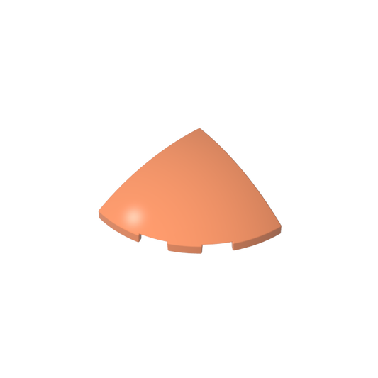 GDS-90162 - Brick Round Corner, Curved 3 x 3 x 1 Quarter Circle