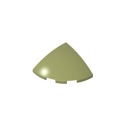 GDS-90162 - Brick Round Corner, Curved 3 x 3 x 1 Quarter Circle