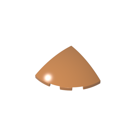 GDS-90162 - Brick Round Corner, Curved 3 x 3 x 1 Quarter Circle