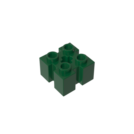 GDS-90179 - Brick Special 2 x 2 with Grooves and Axle Hole