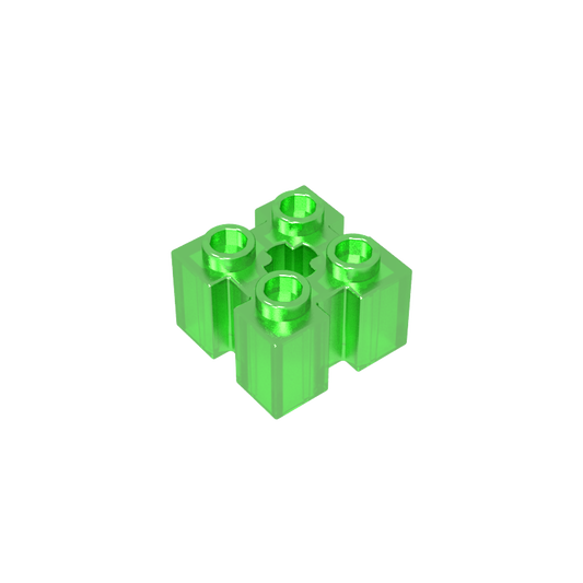 GDS-90179 - Brick Special 2 x 2 with Grooves and Axle Hole