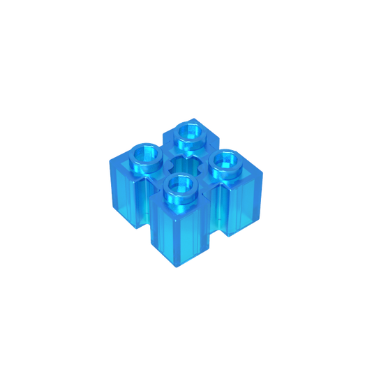 GDS-90179 - Brick Special 2 x 2 with Grooves and Axle Hole