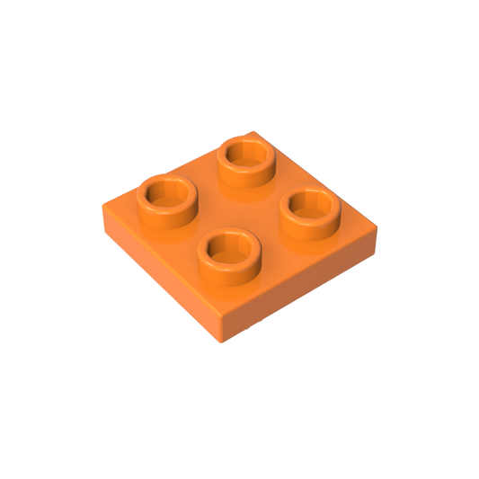 GDS-902 - Plate Special 2 x 2 with Pin on Bottom