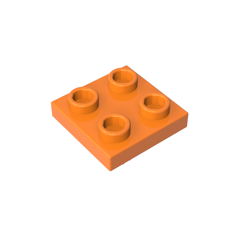 GDS-902 - Plate Special 2 x 2 with Pin on Bottom