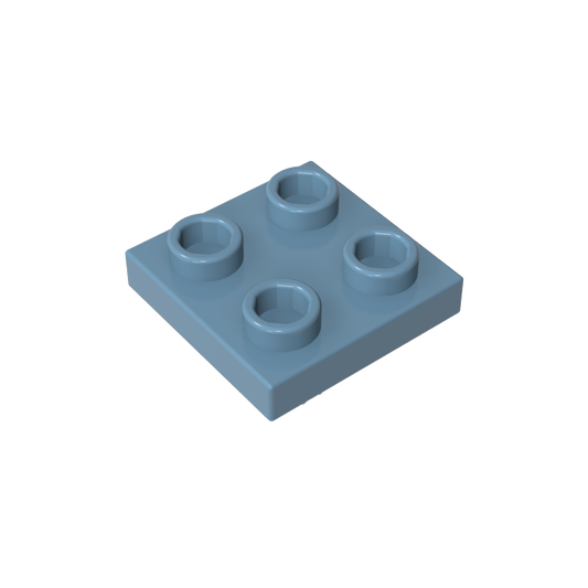 GDS-902 - Plate Special 2 x 2 with Pin on Bottom