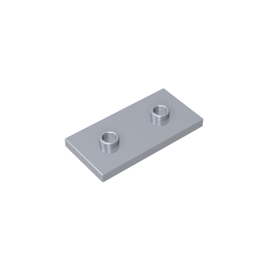 GDS-90201 - Plate Special 2 x 4 with Groove and Two Center Studs (Jumper)