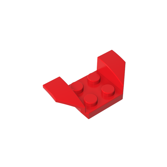 GDS-90238 - Mudguard 2 x 4 with 2 x 2 Studs and Flared Wings