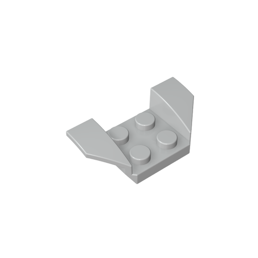 GDS-90238 - Mudguard 2 x 4 with 2 x 2 Studs and Flared Wings