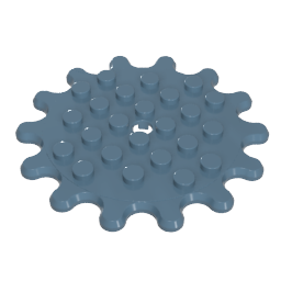 GDS-90331 - Plate Special 6 x 6 Splat Gear with 14 Teeth