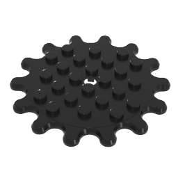 GDS-90331 - Plate Special 6 x 6 Splat Gear with 14 Teeth