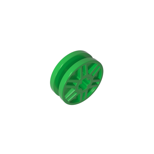 GDS-90352 - Wheel 18 x 8 with Fake Bolts and Shallow Spokes and Axle Hole