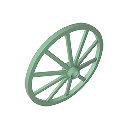 GDS-90354 - Wheel Wagon Giant (56mm D., 7 studs Dia.)