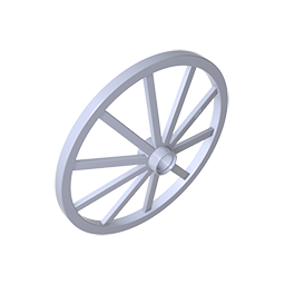 GDS-90354 - Wheel Wagon Giant (56mm D., 7 studs Dia.)