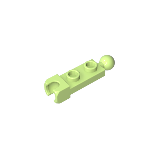 GDS-904 - Plate Special 1 x 2 with 5.9mm End Cup and Towball