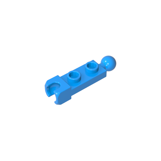 GDS-904 - Plate Special 1 x 2 with 5.9mm End Cup and Towball