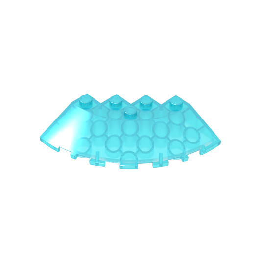 GDS-90469 - Brick Round Corner 6 x 6 with 33Degrees Slope and Facet Cutout