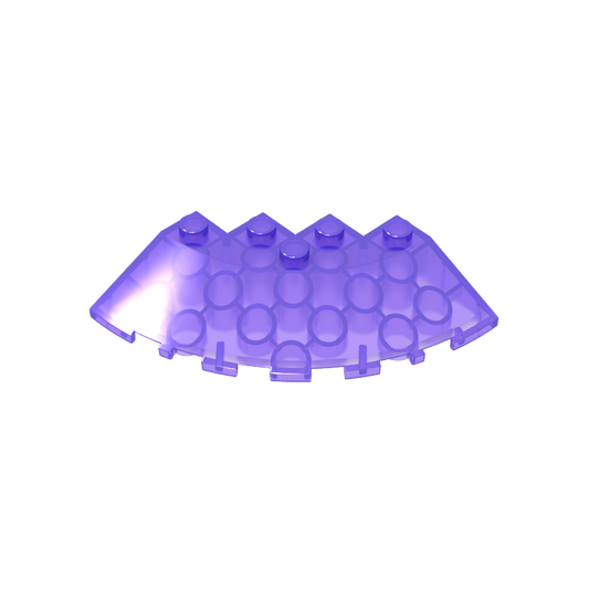 GDS-90469 - Brick Round Corner 6 x 6 with 33Degrees Slope and Facet Cutout