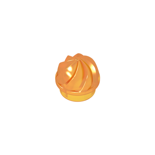 GDS-90501 - Plate Round 1 x 1 Swirled Top