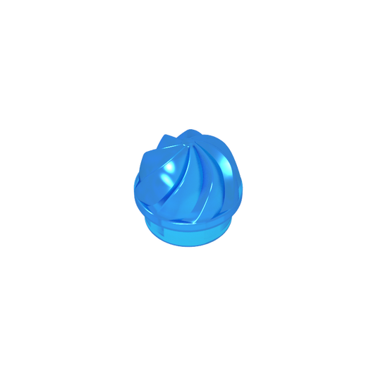 GDS-90501 - Plate Round 1 x 1 Swirled Top