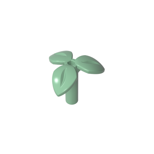 GDS-90503 - Plant, Stem with 3 Leaves and Bottom Pin