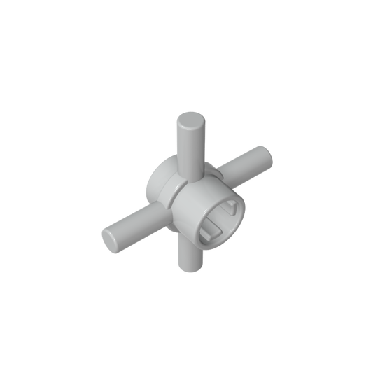 GDS-90506 - Technic Axle Connector Hub with 4 Bars at 90 Degrees