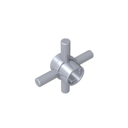 GDS-90506 - Technic Axle Connector Hub with 4 Bars at 90 Degrees