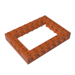 GDS-974 - Technic Brick 6 x 8 with Open Center 4 x 6