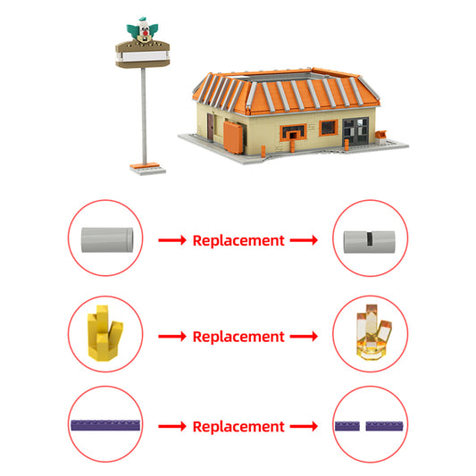 MOC-132733 The Simpsons Krusty Burger