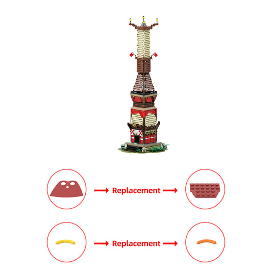 MOC-150356 Zelda Tears of the Kingdom - Skyview Tower