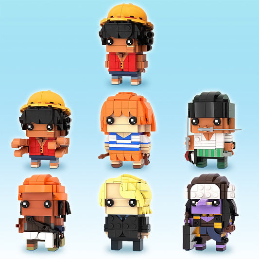 MOC-158813 Netflix One Piece Brickheadz Collection LEGO MOC
