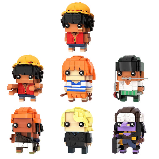 MOC-158813 Netflix One Piece Brickheadz Collection LEGO MOC