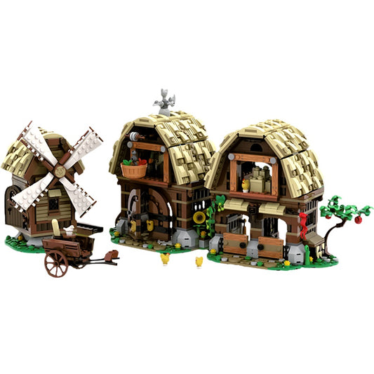 MOC-162111 3739 Mill Village Raid Remake - Medieval Castle