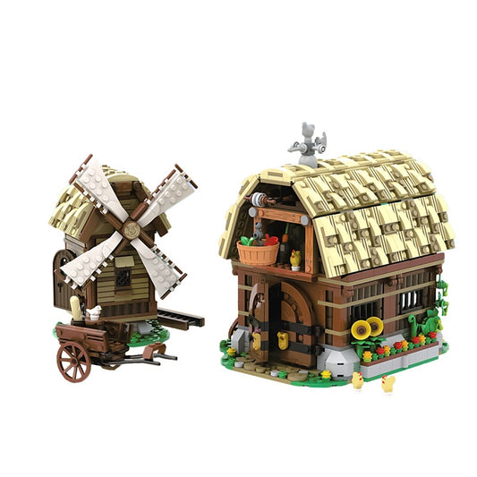 MOC-162111 3739 Mill Village Raid Remake - Medieval Castle