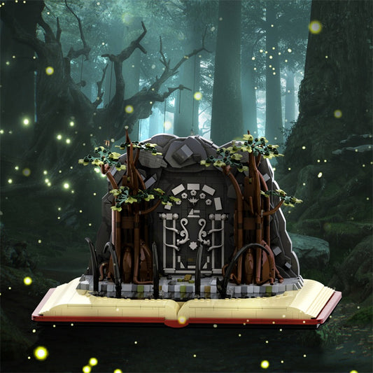 MOC-169428 The Fellowship of the Ring - Minifigures Display Stand (Doors of Durin / Moria)