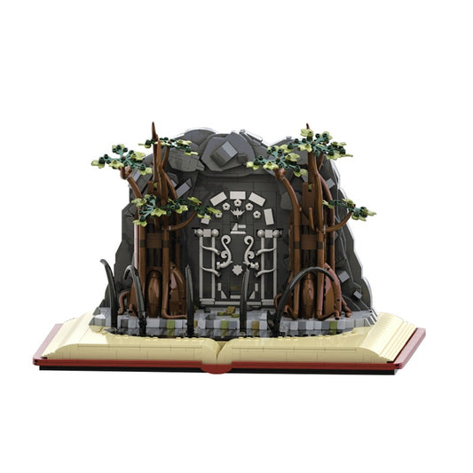 MOC-169428 The Fellowship of the Ring - Minifigures Display Stand (Doors of Durin / Moria)